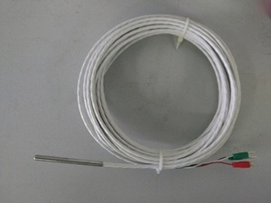 昆仑中大小型聚四氟引线式PT100温度传感器